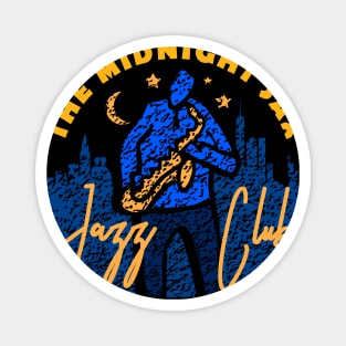 The Midnight Sax Jazz Club Magnet